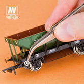 Vallejo - Pinzetta Curva Extra Fine (115 mm)